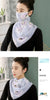 Image of Comfortable Woman Lightweight Sun Protection Silk Outdoor Scarf - Threads and Metal 