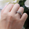 Image of Vintage Queen Crown Birthstone Ring