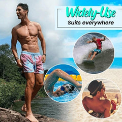 Men Color-changing Swimming Trunks™ - Threads and Metal 