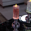 Image of Color Changing LED Water Candle With Glitter - Threads and Metal 