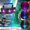 Image of (Early Christmas 50%OFF) RGB DJ Disco Stage Laser Light Sound Activated Led Projector Party Lights - Threads and Metal 