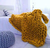 Image of Threads & Metal™ Chunky Knitted Blanket - Threads and Metal 