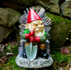Image of Evil Funny Flippy Garden Gnomes - Threads and Metal 
