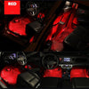 Image of Dazzling Car Interior LED Lights - Threads and Metal 
