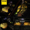 Image of Dazzling Car Interior LED Lights - Threads and Metal 
