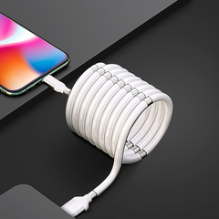 THREADS™-Magnetic Charging Cable - Threads and Metal 