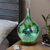 3D Fireworks Aroma Humidifer & Oil Diffuser - Threads and Metal 