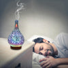 Image of 3D Fireworks Aroma Humidifer & Oil Diffuser - Threads and Metal 