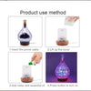 Image of 3D Fireworks Aroma Humidifer & Oil Diffuser - Threads and Metal 