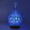 Image of 3D Fireworks Aroma Humidifer & Oil Diffuser - Threads and Metal 