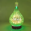 Image of 3D Fireworks Aroma Humidifer & Oil Diffuser - Threads and Metal 