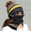 Image of 3PCS Handmade Women Winter Scarf Set - Threads and Metal 