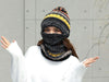 Image of 3PCS Handmade Women Winter Scarf Set - Threads and Metal 