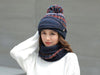 Image of 3PCS Handmade Women Winter Scarf Set - Threads and Metal 