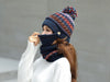 Image of 3PCS Handmade Women Winter Scarf Set - Threads and Metal 