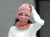 Image of 3PCS Handmade Women Winter Scarf Set - Threads and Metal 