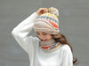 Image of 3PCS Handmade Women Winter Scarf Set - Threads and Metal 