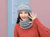 Image of 3PCS Handmade Women Winter Scarf Set - Threads and Metal 