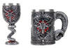 Image of BAPHOMET STAINLESS STEEL BEER MUG - Threads and Metal 