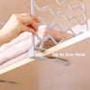 Image of Adjustable Wardrobe Decorative Space Saving Storage Rack - Threads and Metal 