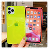 Image of Neon Transparent iPhone Cases - Threads and Metal 