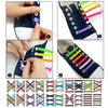 Image of Tying-Free Elastic Shoelaces (Set of 16) - Threads and Metal 