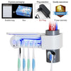 Image of Automatic Antibacterial Ultraviolet Toothbrush Dispenser Sterilizer - Threads and Metal 