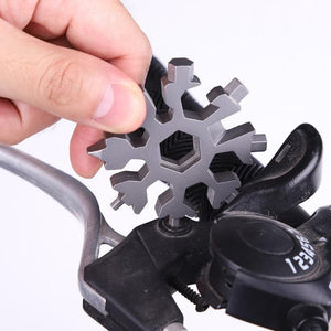 18-IN-1 STAINLESS STEEL SNOWFLAKES MULTI-TOOL - Threads and Metal 