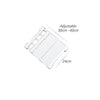 Image of Adjustable Wardrobe Decorative Space Saving Storage Rack - Threads and Metal 