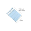 Image of Adjustable Wardrobe Decorative Space Saving Storage Rack - Threads and Metal 
