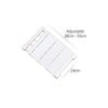 Image of Adjustable Wardrobe Decorative Space Saving Storage Rack - Threads and Metal 