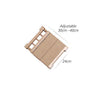 Image of Adjustable Wardrobe Decorative Space Saving Storage Rack - Threads and Metal 