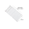 Image of Adjustable Wardrobe Decorative Space Saving Storage Rack - Threads and Metal 