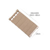 Image of Adjustable Wardrobe Decorative Space Saving Storage Rack - Threads and Metal 