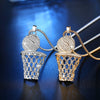 Image of Iced Out Basketball Hoop Pendant & Chain