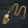 Image of Iced Out Basketball Hoop Pendant & Chain