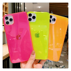 Neon Transparent iPhone Cases - Threads and Metal 