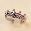 Image of Vintage Queen Crown Birthstone Ring