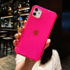 Image of Neon Transparent iPhone Cases - Threads and Metal 