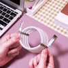 Image of THREADS™-Magnetic Charging Cable - Threads and Metal 