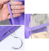 Image of BAG 3 LAYERS FOLDING SHELF BAG PURSE - Threads and Metal 
