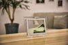 Image of Glass dynamic quicksand frame hourglass - Threads and Metal 