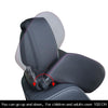 Image of Car Seat Travel  Headrest Pillow - Threads and Metal 