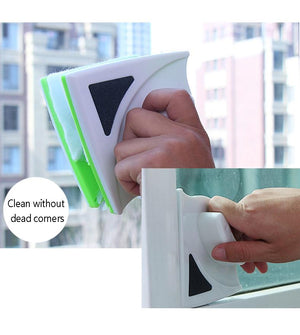 2020 Latest Smart Control Double-Sided Window Cleaning Tool-The Latest Patented Technology - Threads and Metal 