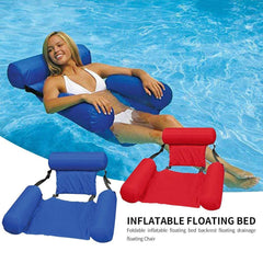 Swimming Floating Bed And Lounge Chair (Adjustable + Collapsable Chair/Bed) - Threads and Metal 