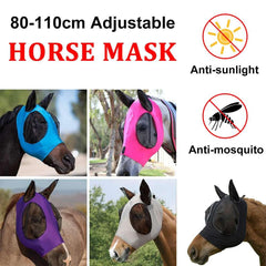 ANTI-FLY MESH EQUINE MASK - Threads and Metal 
