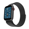 Image of Aluminium Smart Series Watch with Loop Band for iPhone - Threads and Metal 