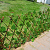 Image of Holiday promotion 50% OFF Expandable Faux Privacy Fence - Threads and Metal 