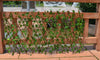 Image of Holiday promotion 50% OFF Expandable Faux Privacy Fence - Threads and Metal 