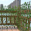 Image of Holiday promotion 50% OFF Expandable Faux Privacy Fence - Threads and Metal 